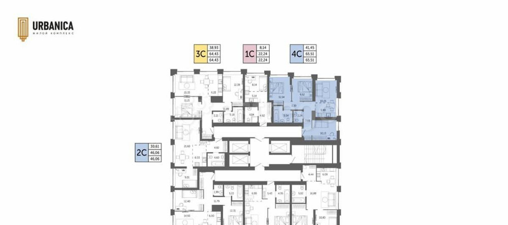 4-комн. квартира, 65.51 м2, 29/32 эт. Уфа - изображение 4