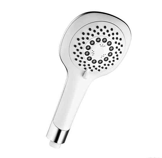Лейка душевая LEMARK LM0815C White "Аксессуары" 5-функций 117х251 мм, хром/белый, блистер (1/20) Пермь