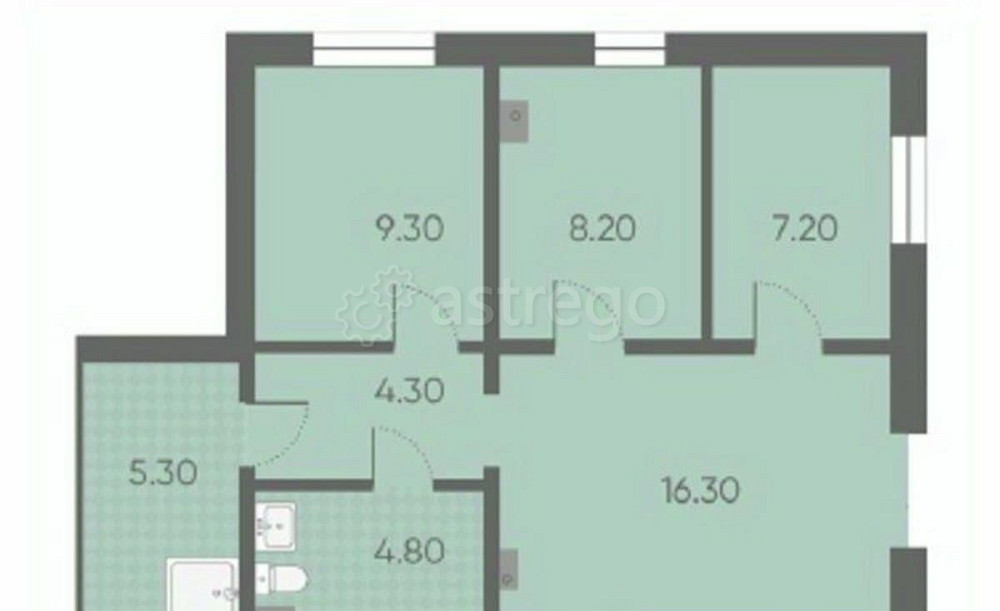 Свободного назначения, 76 м2 Санкт-Петербург - изображение 3