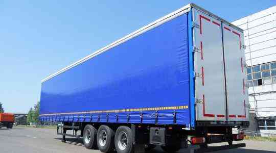 Полуприцеп шторный ТЗА 588510-0800200-08 без бортов, с подъемной осью, оси Плант, ССУ 1150, двери НЕ Краснодар