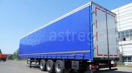 Полуприцеп шторный ТЗА 588510-0800200-08 без бортов, с подъемной осью, оси Плант, ССУ 1150, двери НЕ Краснодар - изображение 1