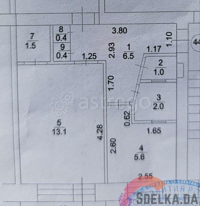 2-комн. квартира, 47 м2, 4/5 эт. Нефтекамск - изображение 9
