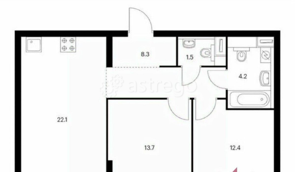 3-комн. квартира, 65 м2, 18/33 эт. Котельники - изображение 4