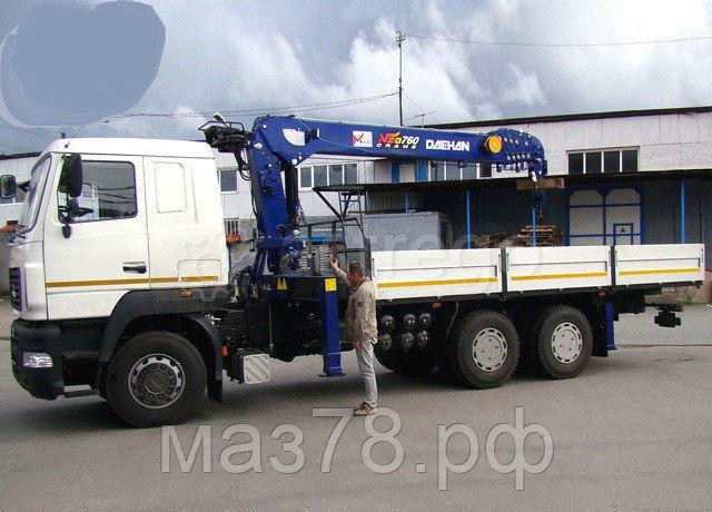 Бортовой МАЗ 6312С5-8425-012 c Манипулятором HKTC HLC-7016L Санкт-Петербург - изображение 1