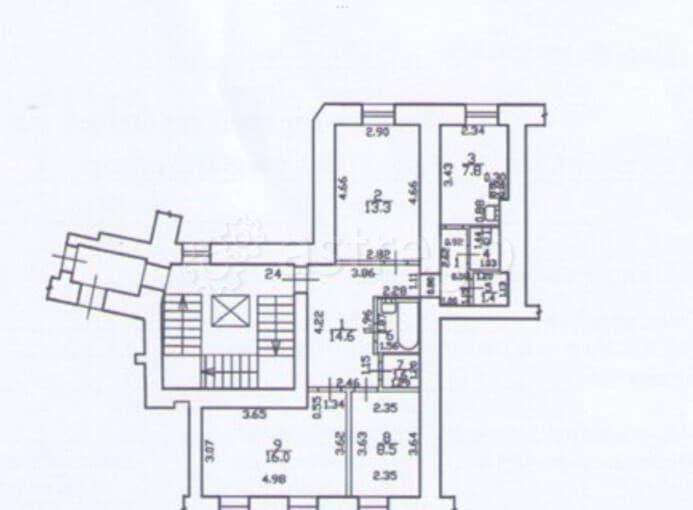 3-комн. квартира, 67.5 м2, 4/5 эт. Санкт-Петербург - изображение 4