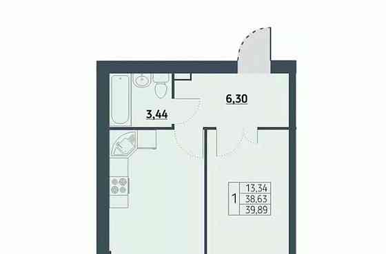 1-комн. квартира, 39.6 м2, 9/9 эт. Красноярск
