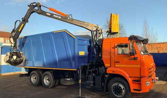 Ломовоз КМУ КАМАЗ-65115-23094-50 Евро-5 кузов 30 куб Р97М захват ГЛ-6М КамАЗ Краснодар