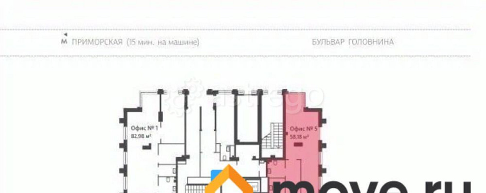 Свободного назначения, 58.3 м2 Санкт-Петербург - изображение 1