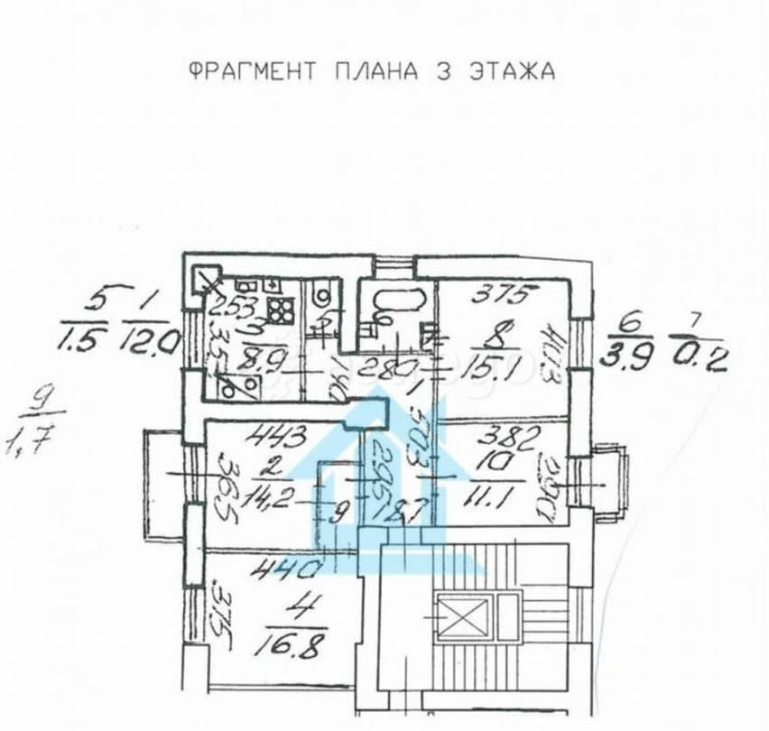 4-комн. квартира, 85 м2, 3/5 эт. Санкт-Петербург - изображение 7