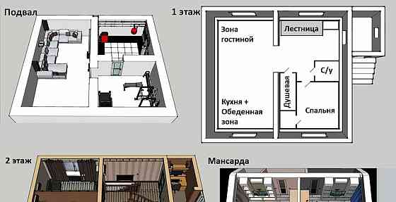 Дом, 285 м2, 12 соток, 3 эт. Москва