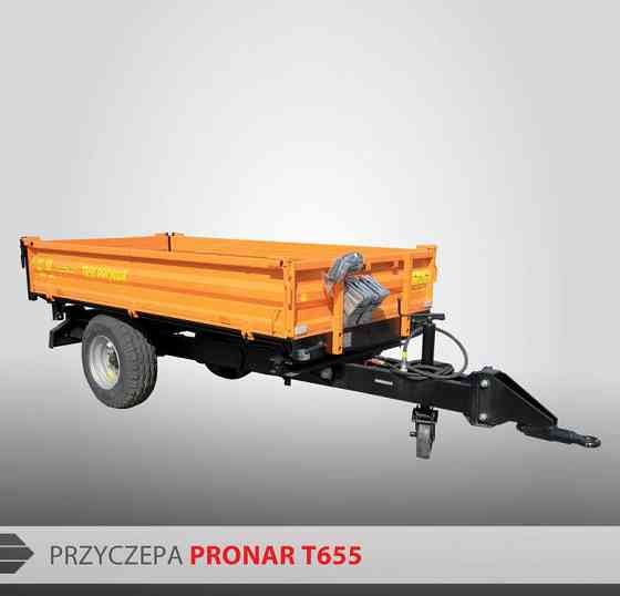 Прицеп сельскохозяйственный одноосный разгрузка на 3 стороны Т655 Санкт-Петербург