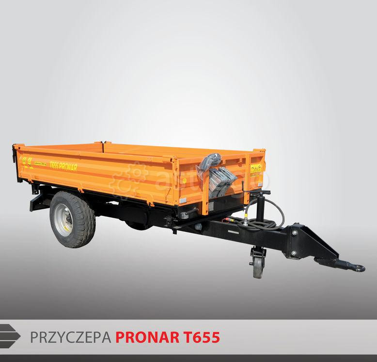 Прицеп сельскохозяйственный одноосный разгрузка на 3 стороны Т655 Санкт-Петербург - изображение 1