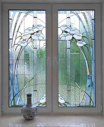 Витраж стеклопакет Челябинск