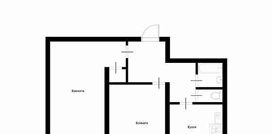 2-комн. квартира, 45 м2, 8/12 эт. Москва