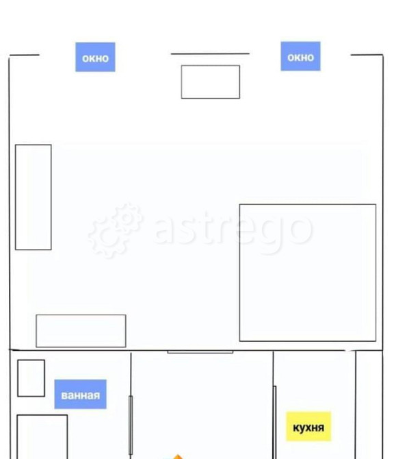Комната, 25 м2, 6/6 эт. Санкт-Петербург - изображение 3