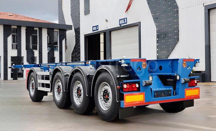 Полуприцеп Танк-контейнеровоз Tyrion 4 оси 20-30 футов Краснодар - изображение 1