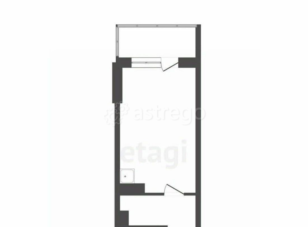 Студия, 23 м2, 11/25 эт. Красноярск - изображение 4