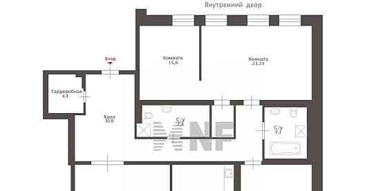 4-комн. квартира, 150.6 м2, 2/8 эт. Санкт-Петербург