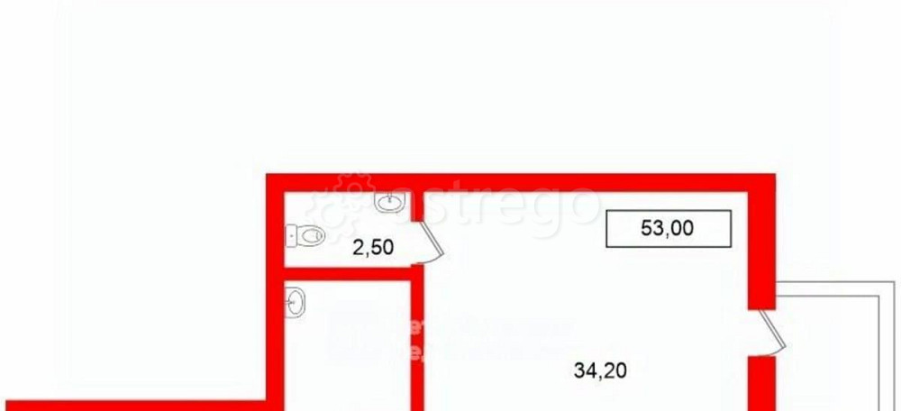 Торговое помещение, 53 м2 Санкт-Петербург - изображение 3