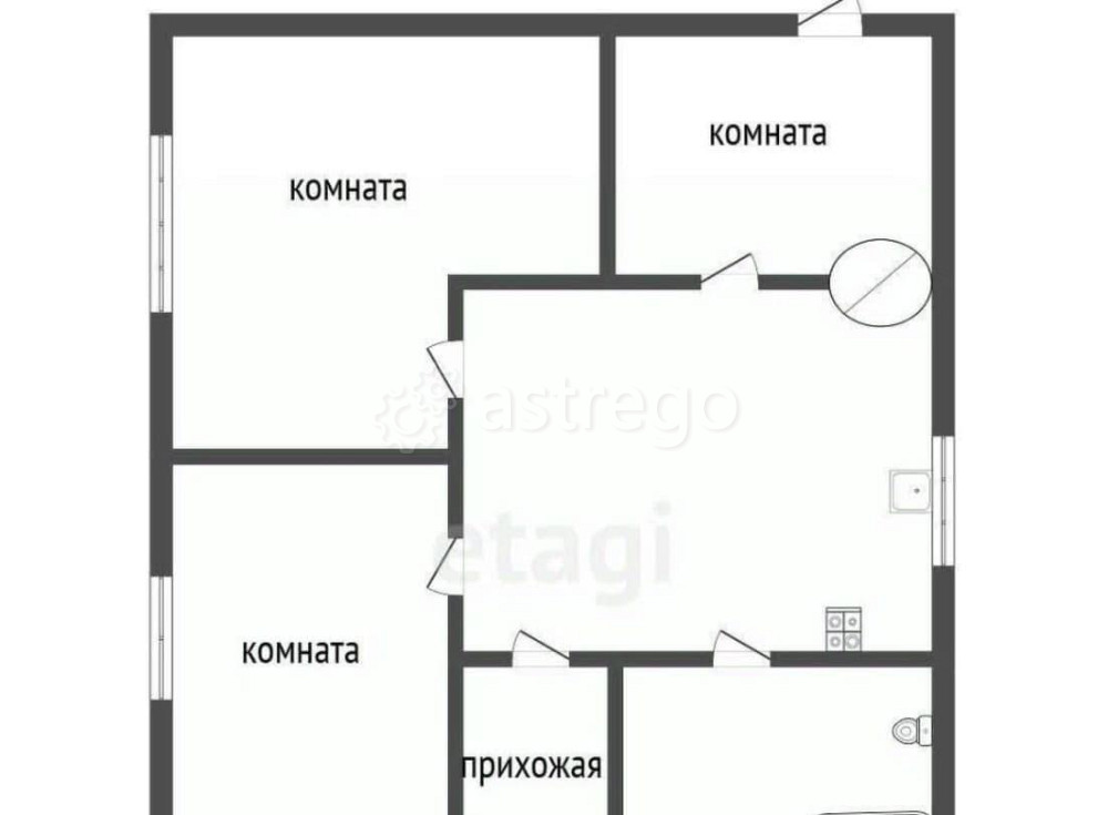 Дом, 70 м2, 7.84 сотки, 2 эт. Котлас - изображение 5