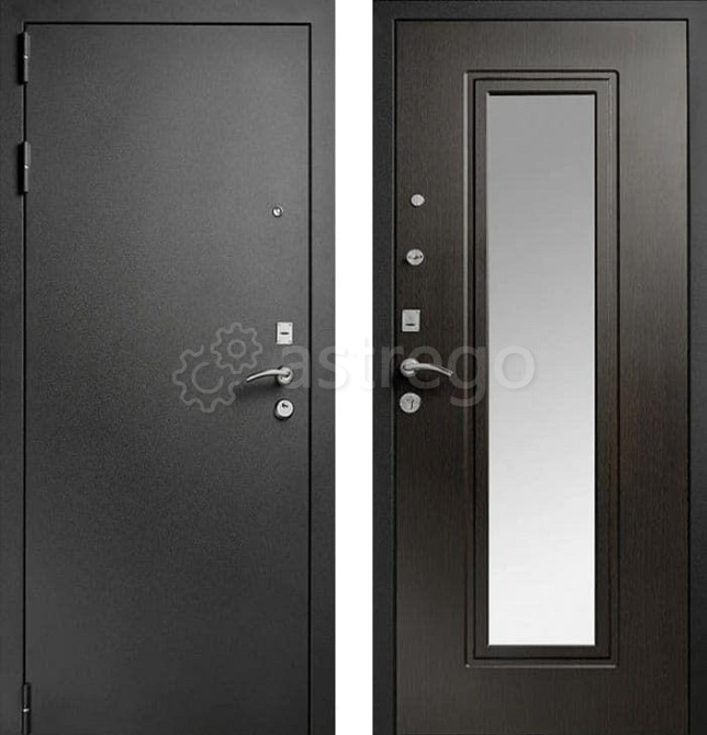 Дверь металлическая Царское зеркало муар Венге 2050*860 Левое открывание vrd-30005 Verda Москва - изображение 1