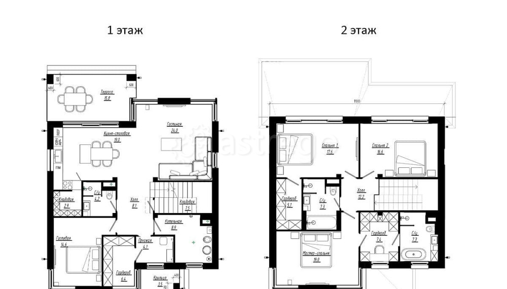 Коттедж, 207 м2, 2 эт. Москва - изображение 1
