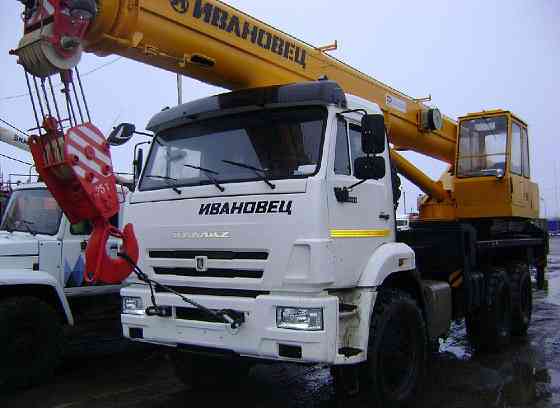 Автокран Ивановец КС-45717К-3 25 т на шасси КАМАЗ 43118 (6х6) Самара
