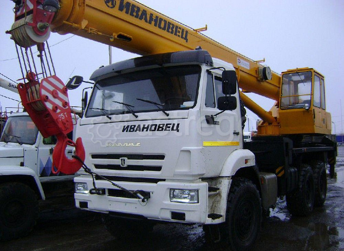 Автокран Ивановец КС-45717К-3 25 т на шасси КАМАЗ 43118 (6х6) Самара - изображение 1