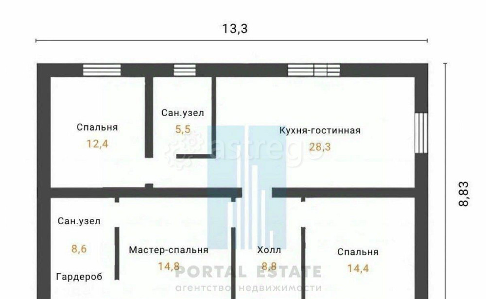 Дом, 100 м2, 5.2 сотки, 1 эт. Домодедово - изображение 3