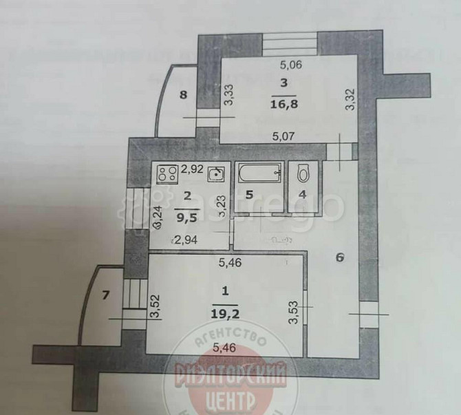 2-комн. квартира, 65.7 м2, 8/17 эт. Белгород - изображение 10