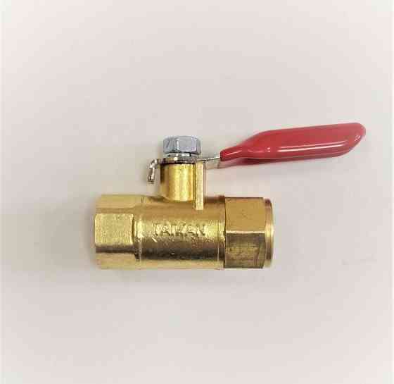 Кран шаровой миниатюрный 1/4"х1/4" внутренняя резьба DIN 259 (BS2779) Москва