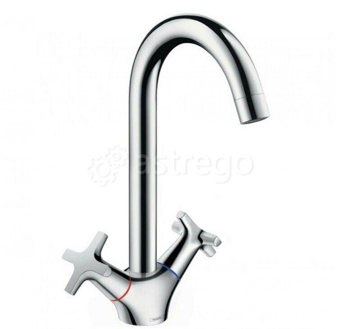Смеситель для кухни Hansgrohe, Logis M32, Eco, тип открывания воды - двухвентильный 71283000 Москва - изображение 1
