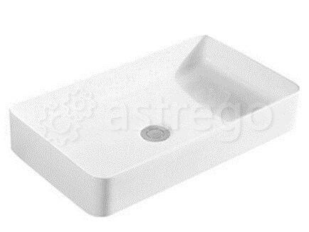 Раковина на столешницу Piano Ceramic PC 8240 (60,5х35х11) Красноярск - изображение 1