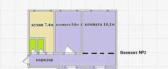 4-комн. квартира, 70.5 м2, 3/9 эт. Люберцы