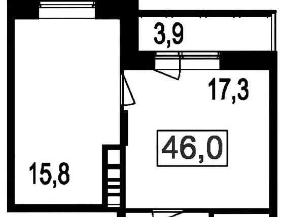 2-комн. квартира, 40.4 м2, 4/7 эт. Мытищи