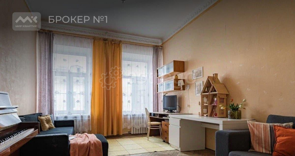 4-комн. квартира, 103.1 м2, 6/6 эт. Санкт-Петербург - изображение 5