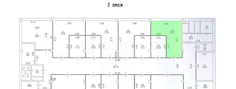 Торговое помещение, 26.3 м2 Москва - изображение 1
