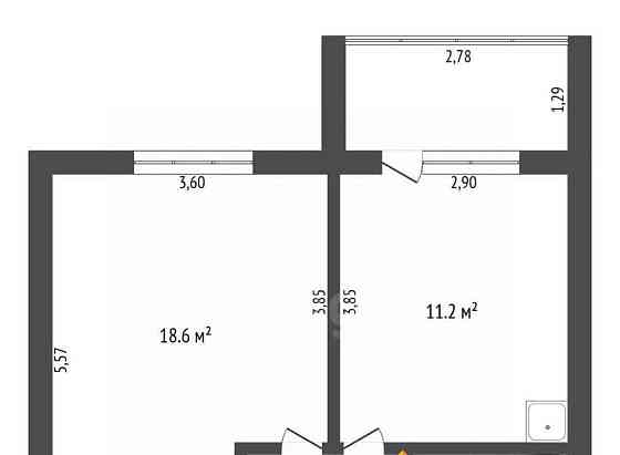 1-комн. квартира, 36.8 м2, 2/3 эт. Зея