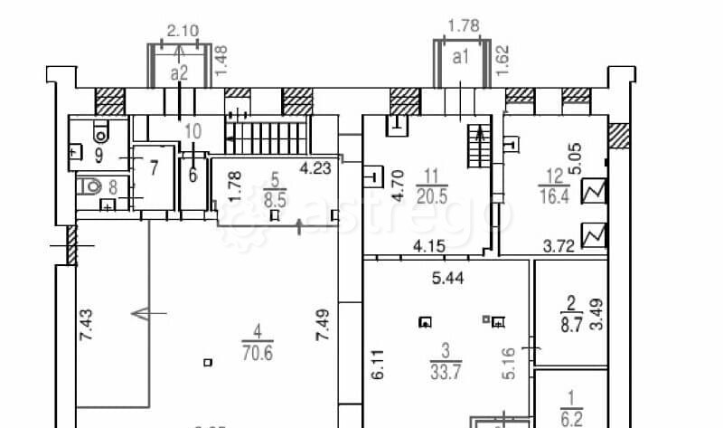 Свободного назначения, 378.5 м2 Москва - изображение 9