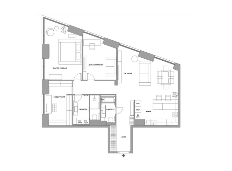 Продам 3-комн. Квартиру, 95 м2, 43/53 этаж Москва - изображение 2