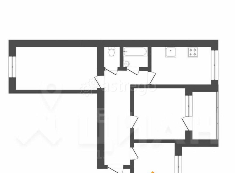 3-комн. квартира, 62.3 м2, 2/5 эт. Дюртюли - изображение 7