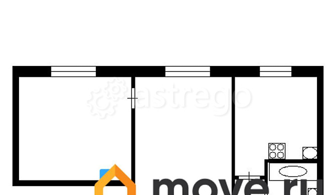 2-комн. квартира, 42 м2, 1/4 эт. Бийск - изображение 6