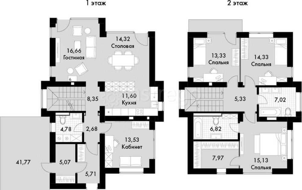 Коттедж, 173.7 м2, 2 эт. Москва - изображение 1