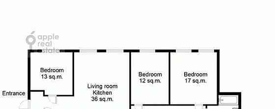 4-комн. квартира, 126 м2, 2/3 эт. Москва