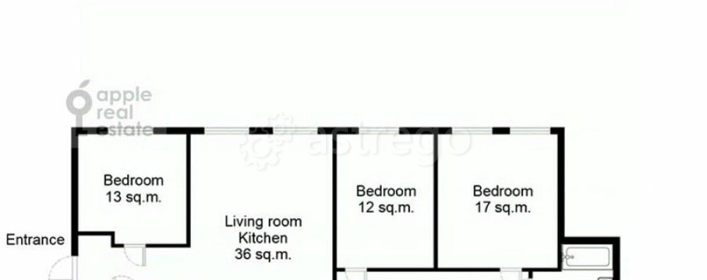 4-комн. квартира, 126 м2, 2/3 эт. Москва - изображение 4