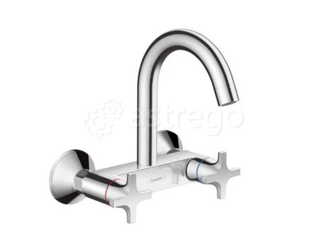 Смеситель для кухни Hansgrohe, Logis M32, тип открывания воды - двухвентильный 71286000 Москва - изображение 1