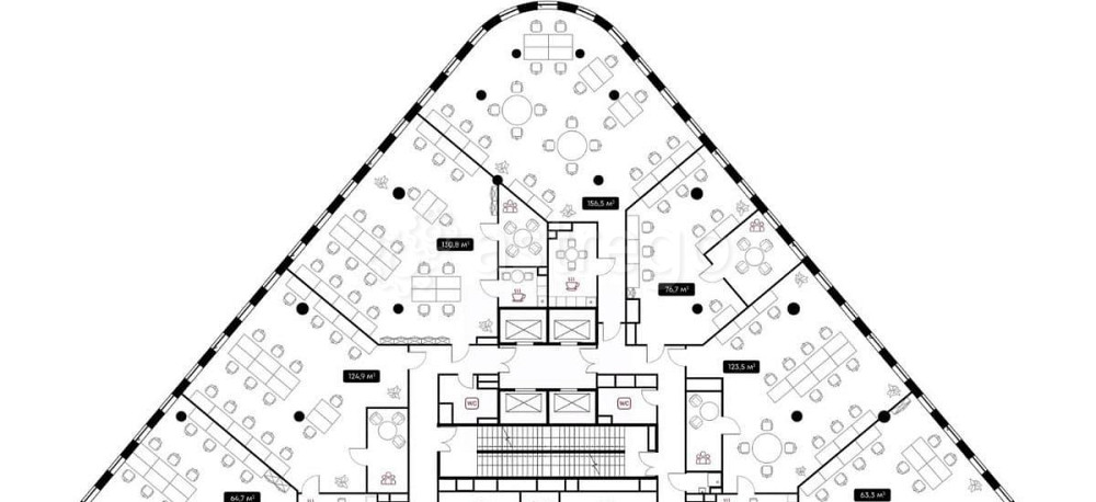 Офис, 88.9 м2 Москва - изображение 7