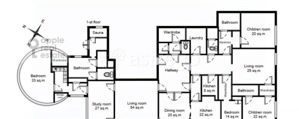 6-комн. квартира, 433 м2, 10/10 эт. Москва - изображение 7
