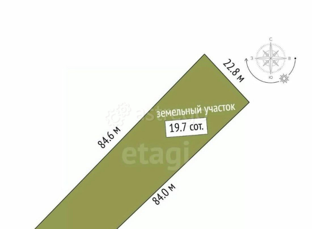 Дом, 56.3 м2, 19.6 сотки, 1 эт. Бирск - изображение 1