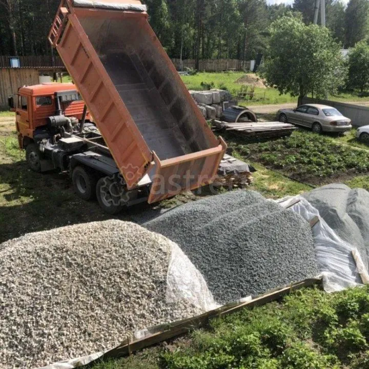 Нерудные материалы от производителя - щебень, песок, грунт Санкт-Петербург - изображение 1